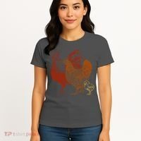 Retro Chickens Women's T-Shirt thumb 4