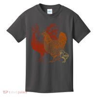 Retro Chickens Kids T-Shirt thumb 0