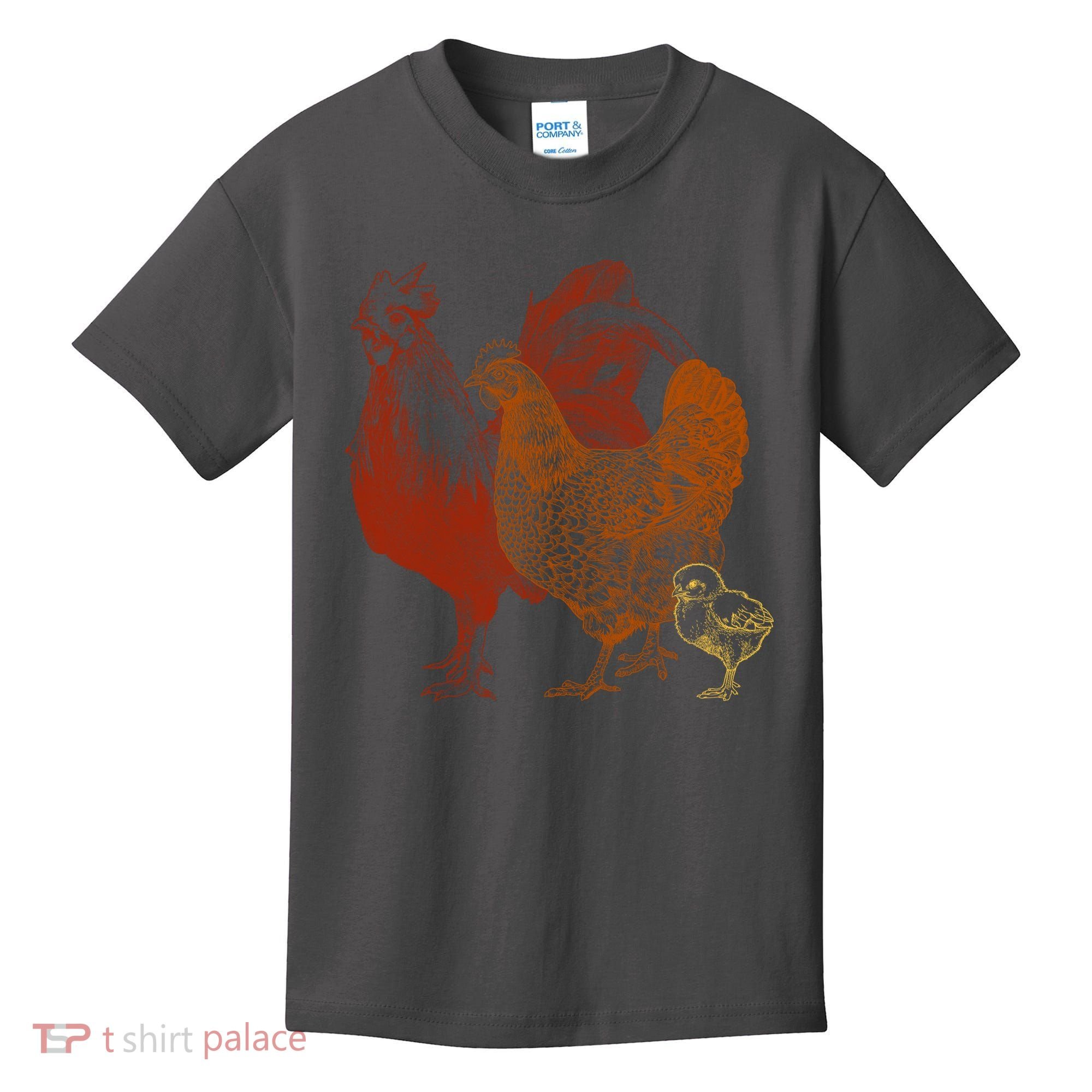 Retro Chickens Kids T-Shirt