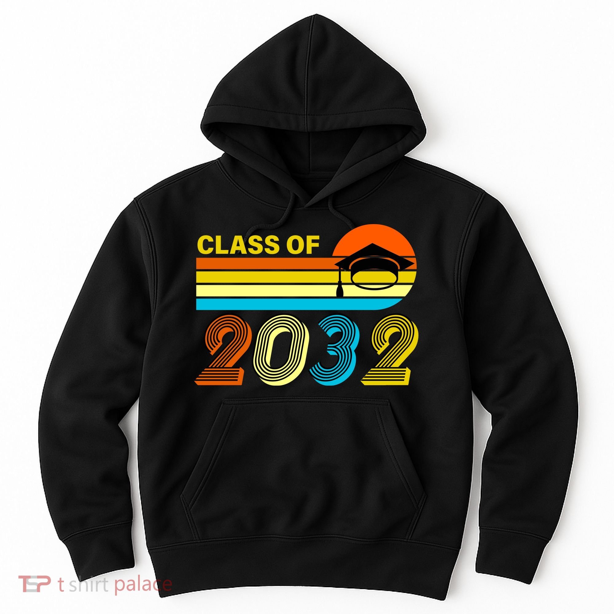 Retro Class of 2032 Future Graduate Hoodie