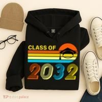 Retro Class of 2032 Future Graduate Hoodie thumb 4