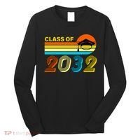 Retro Class of 2032 Future Graduate Long Sleeve Shirt thumb 0