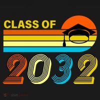 Retro Class of 2032 Future Graduate Backpack thumb 2