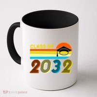 Retro Class of 2032 Future Graduate Coffee Mug thumb 0