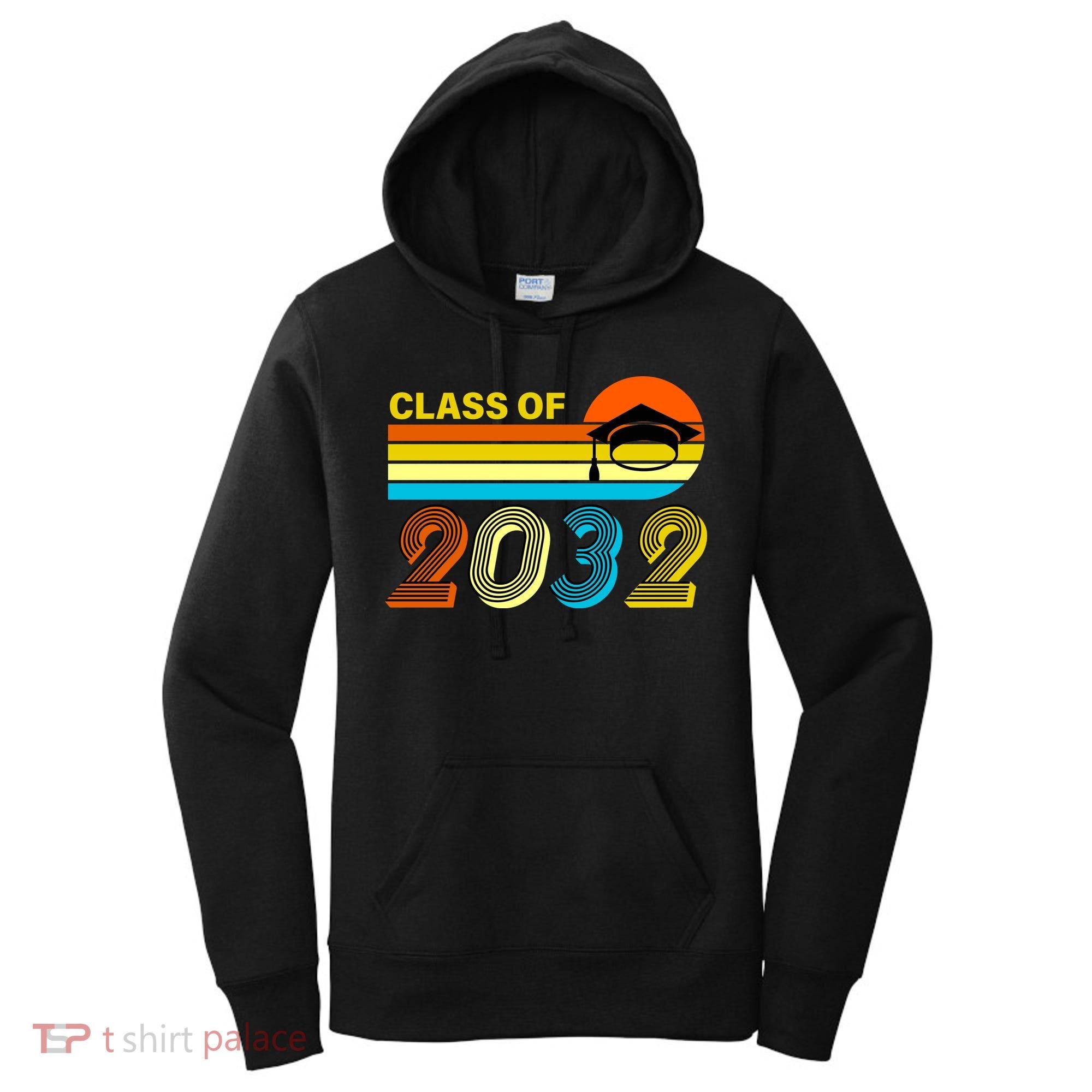 Retro Class of 2032 Future Graduate Women's Hoodie