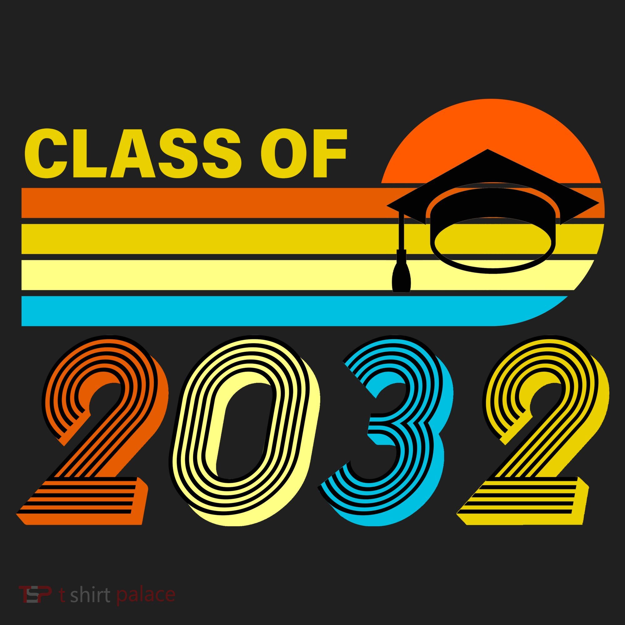 Retro Class of 2032 Future Graduate Tumbler