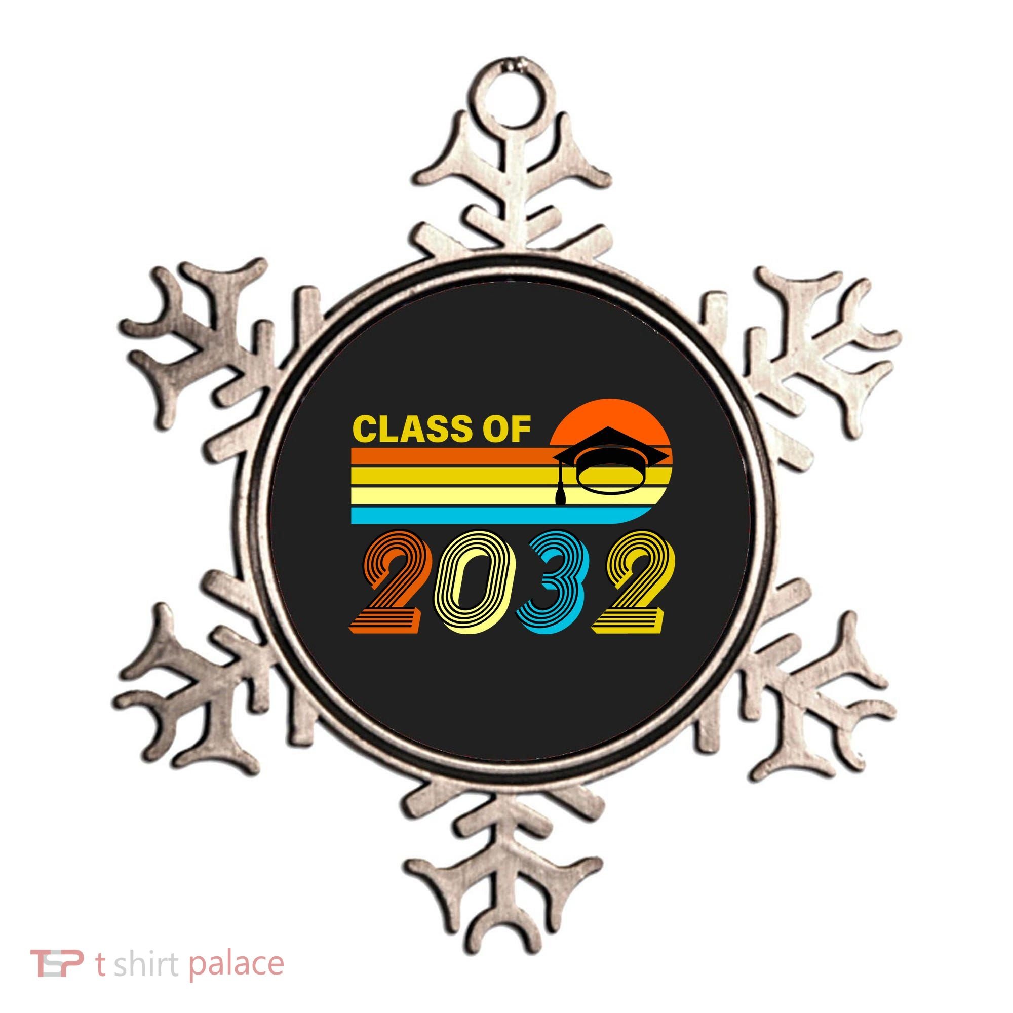 Retro Class of 2032 Future Graduate Ornament