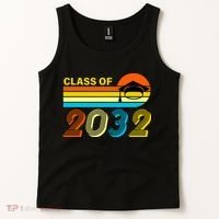 Retro Class of 2032 Future Graduate Tank Top thumb 2