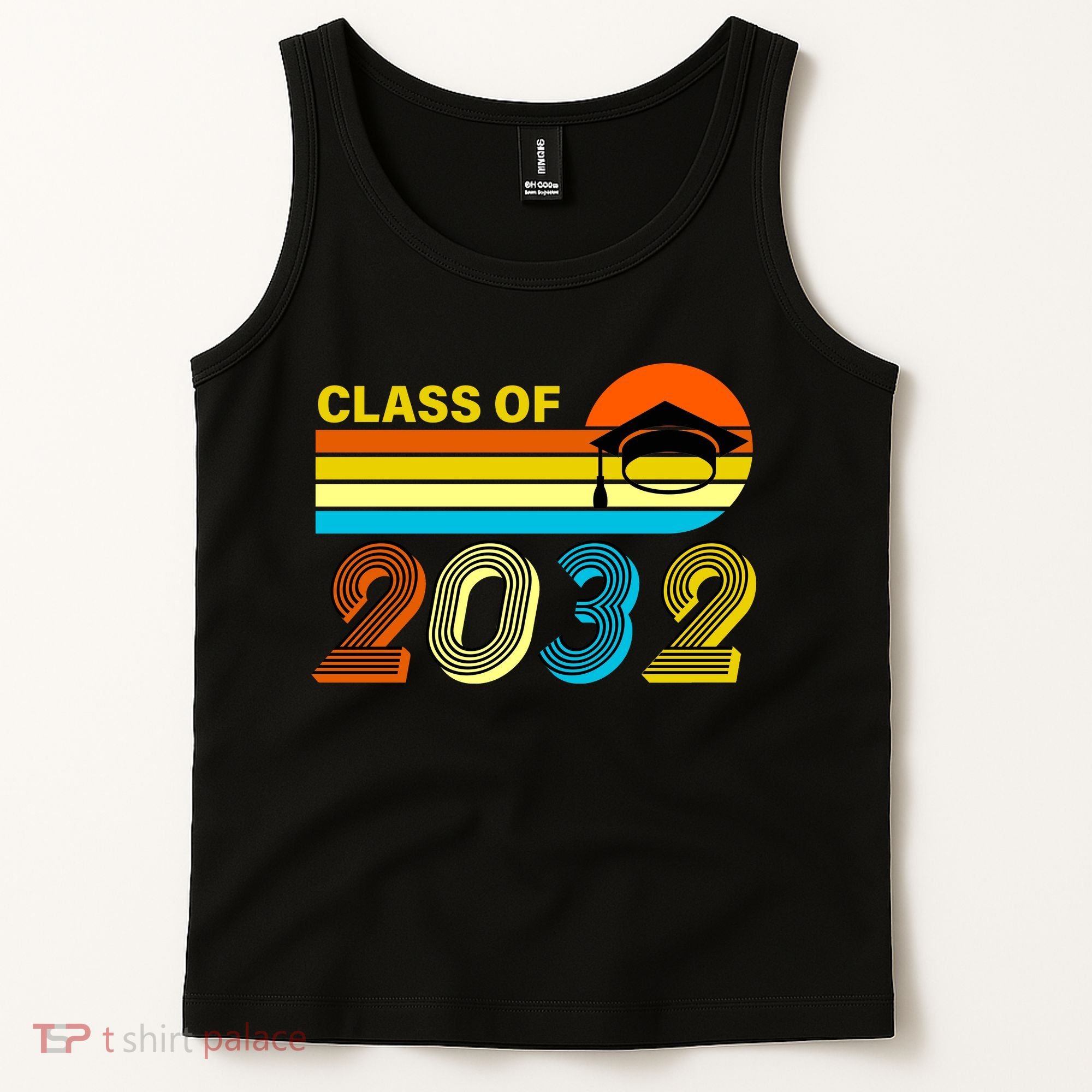 Retro Class of 2032 Future Graduate Tank Top
