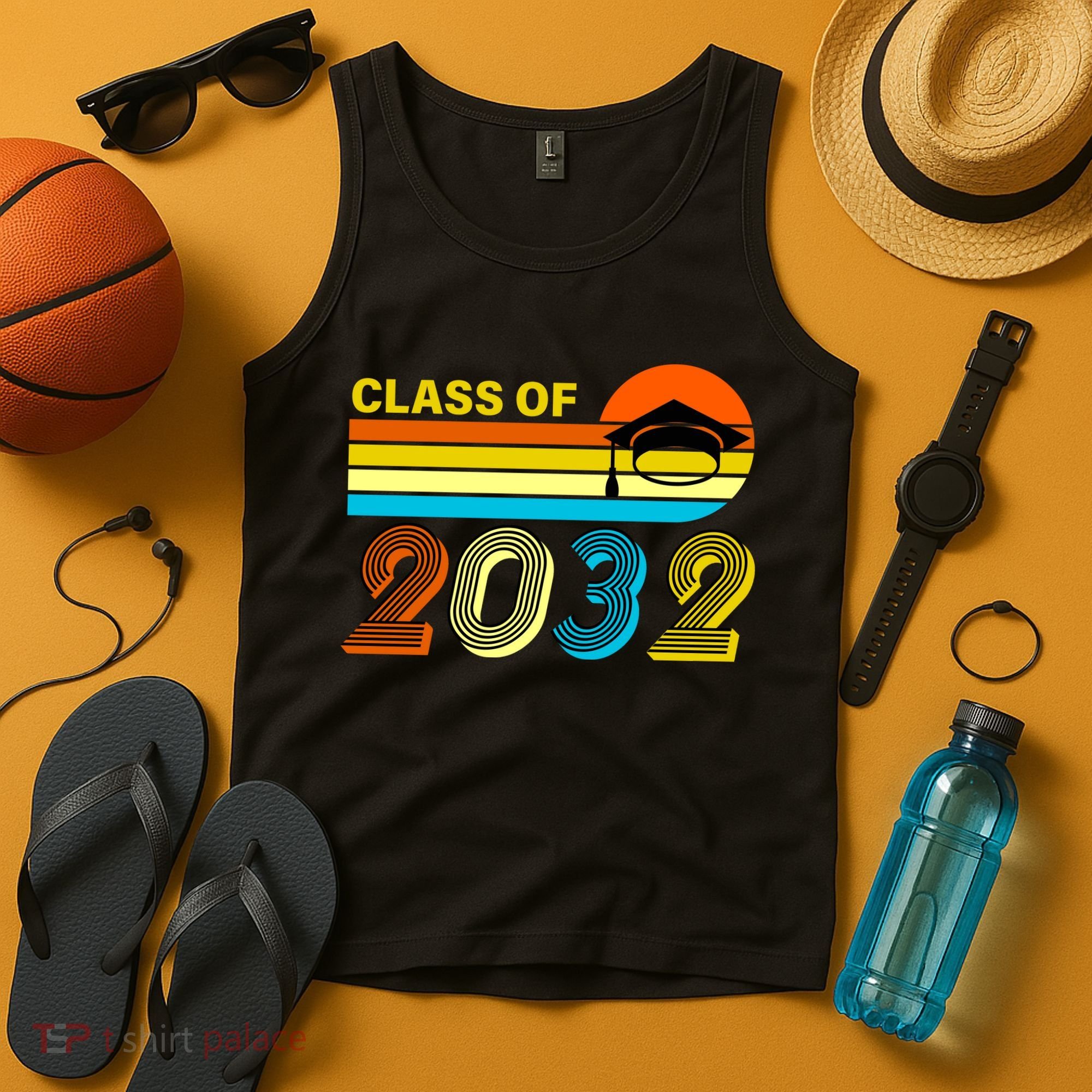 Retro Class of 2032 Future Graduate Tank Top