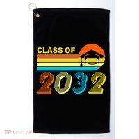 Retro Class of 2032 Future Graduate Golf Towel thumb 0