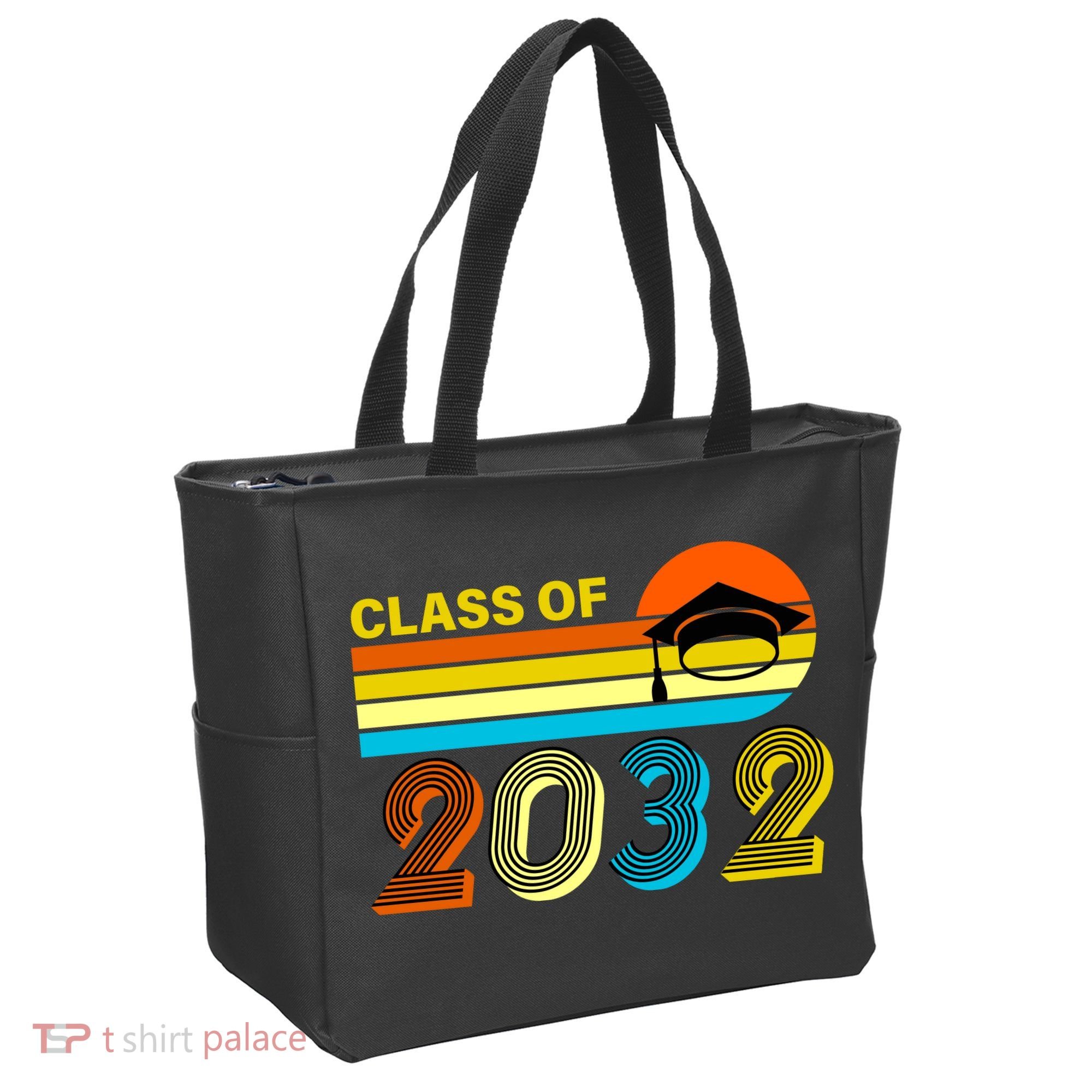 Retro Class of 2032 Future Graduate Tote Bag