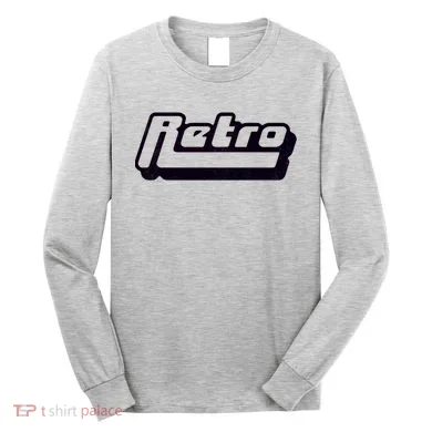 Retro Classic Style Logo Long Sleeve Shirt