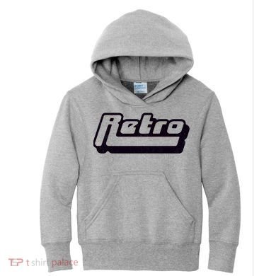 Retro Classic Style Logo Kids Hoodie