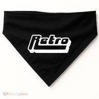 Retro Classic Style Logo USA-Made Doggie Bandana thumb 0