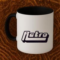 Retro Classic Style Logo Coffee Mug thumb 2