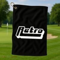 Retro Classic Style Logo Golf Towel thumb 1