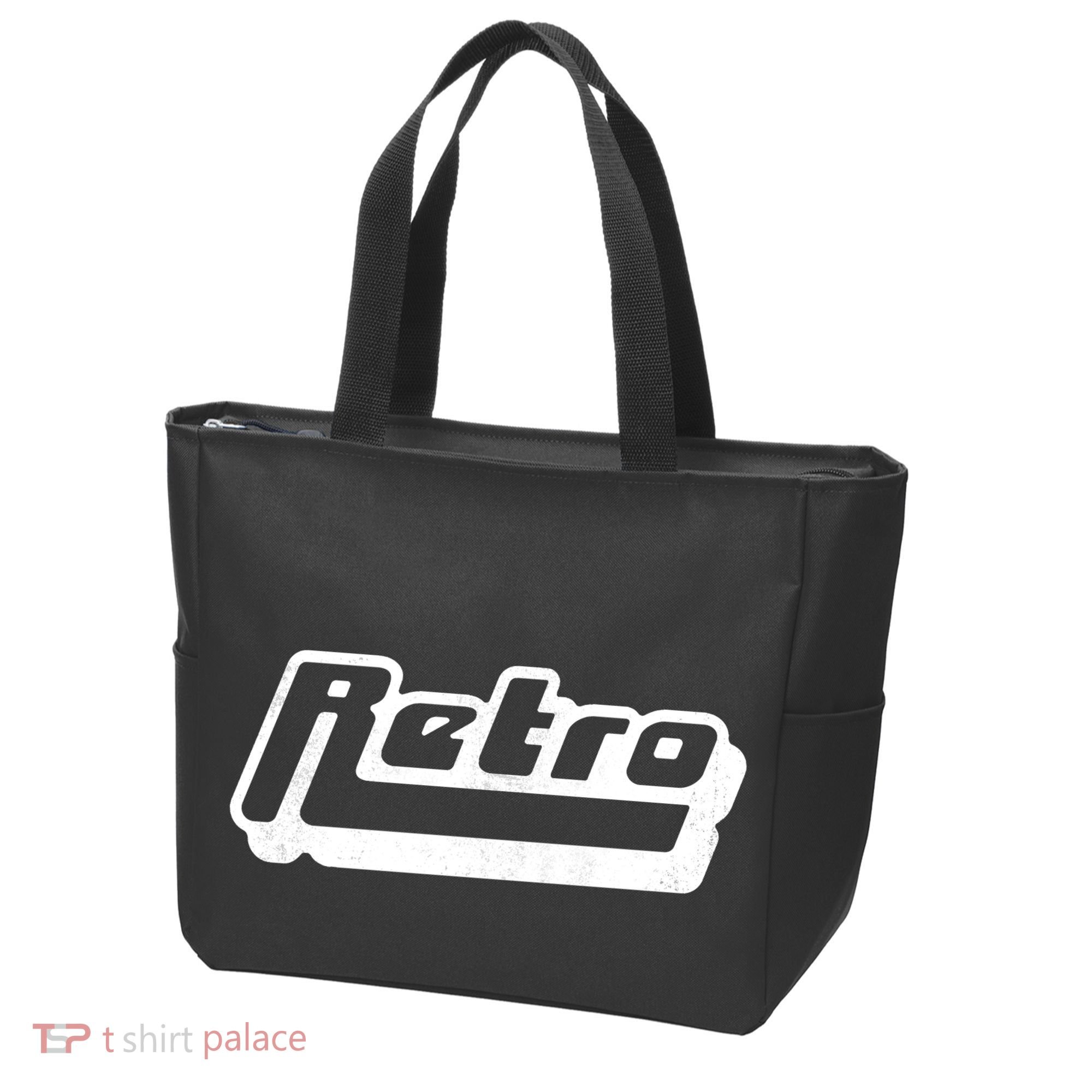 Retro Classic Style Logo Tote Bag