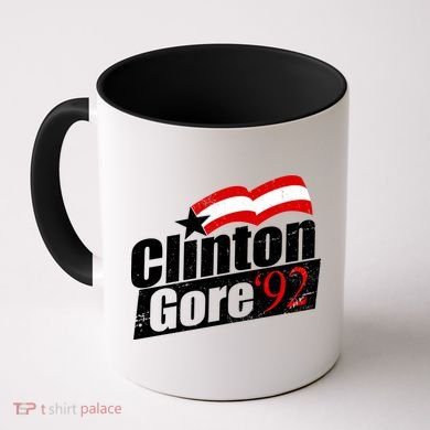 Retro Clinton Gore 1992 Election Coffee Mug