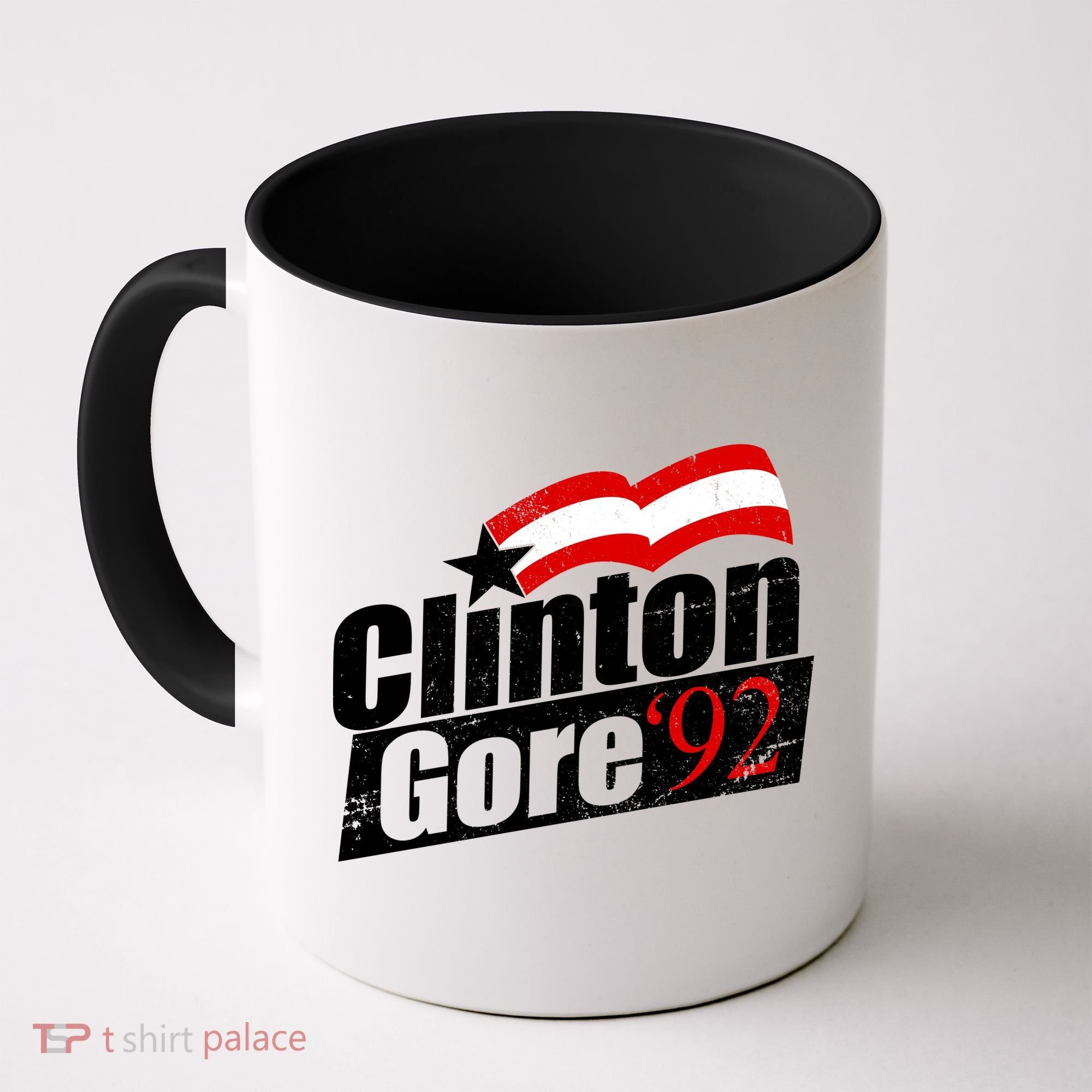 Retro Clinton Gore 1992 Election Coffee Mug