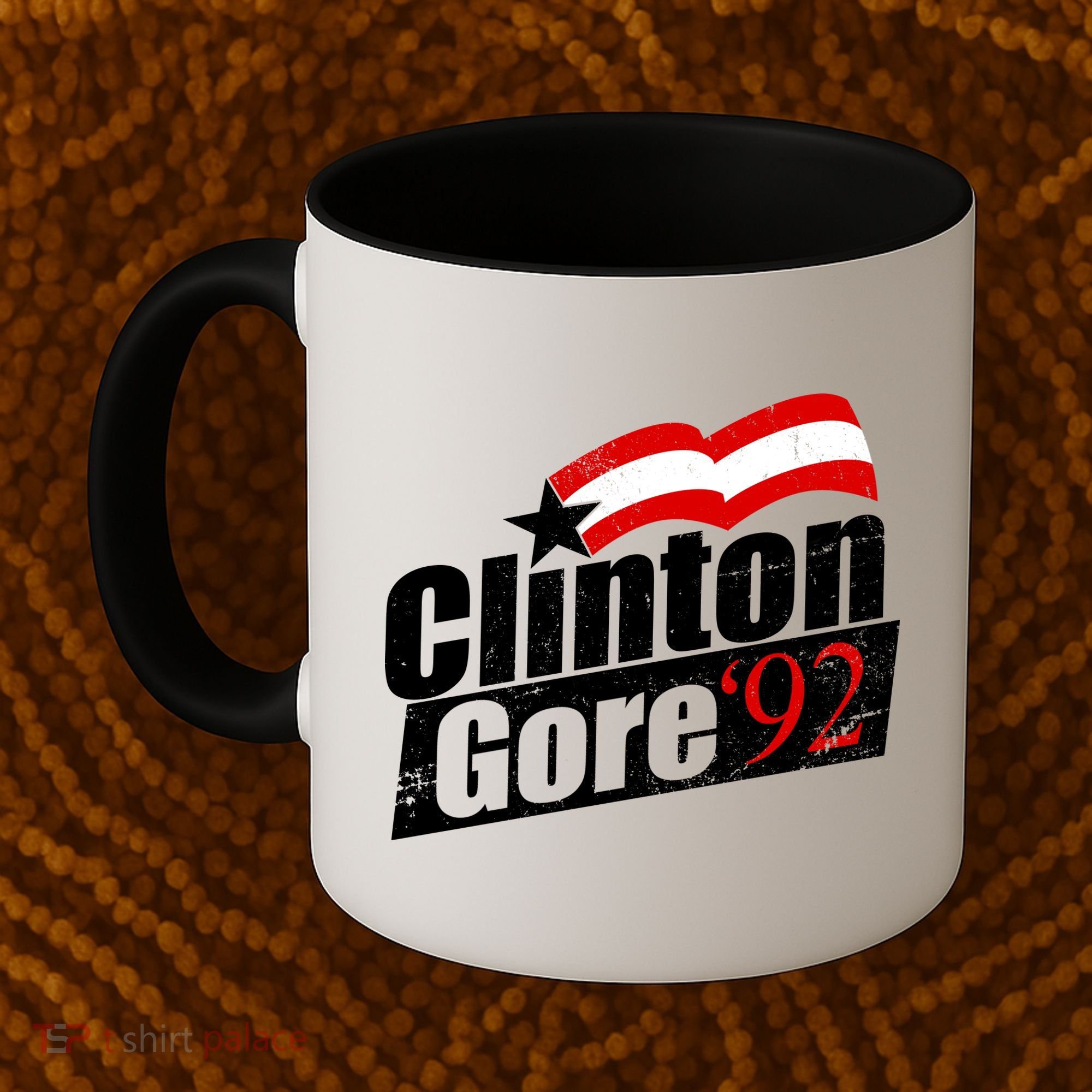 Retro Clinton Gore 1992 Election Coffee Mug