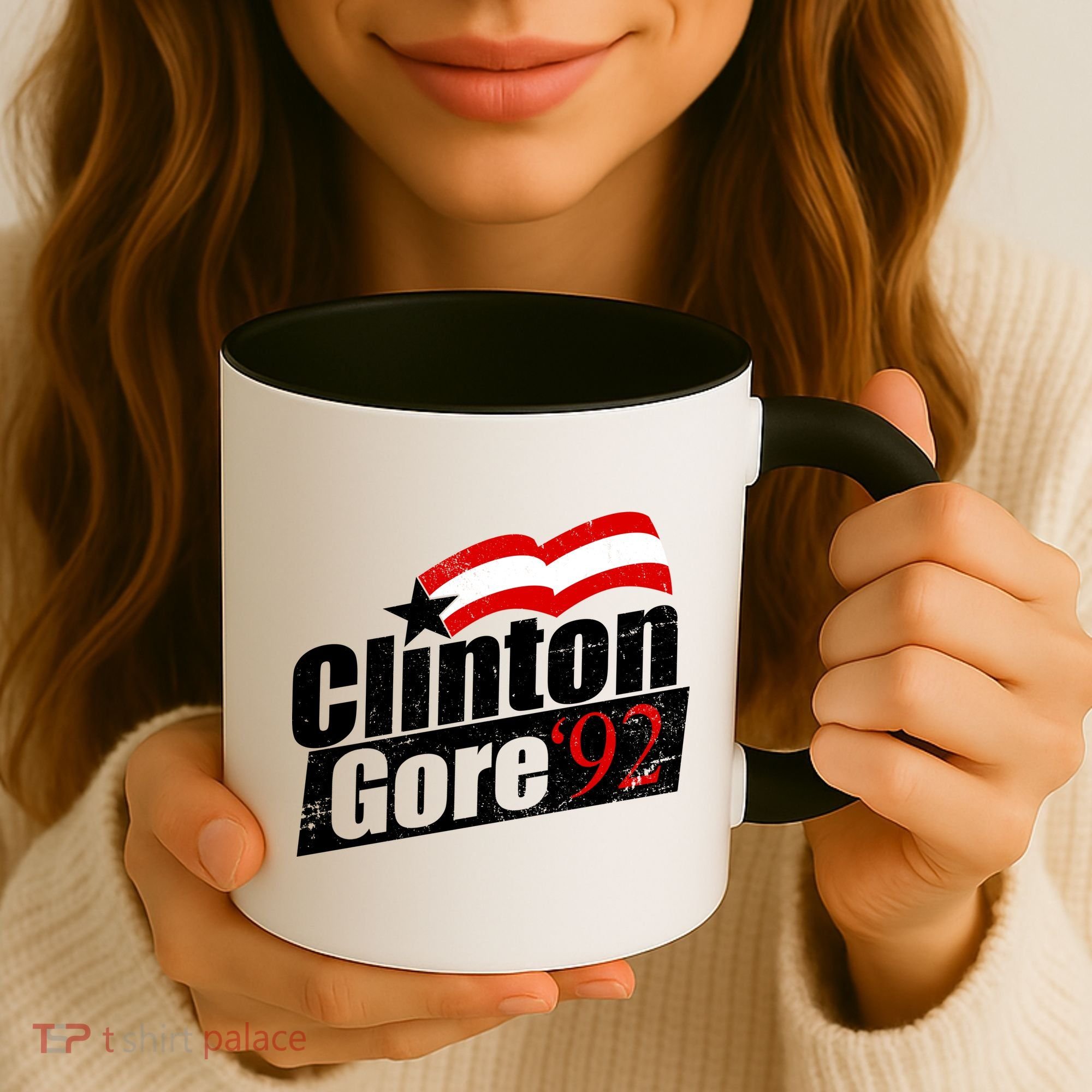 Retro Clinton Gore 1992 Election Coffee Mug