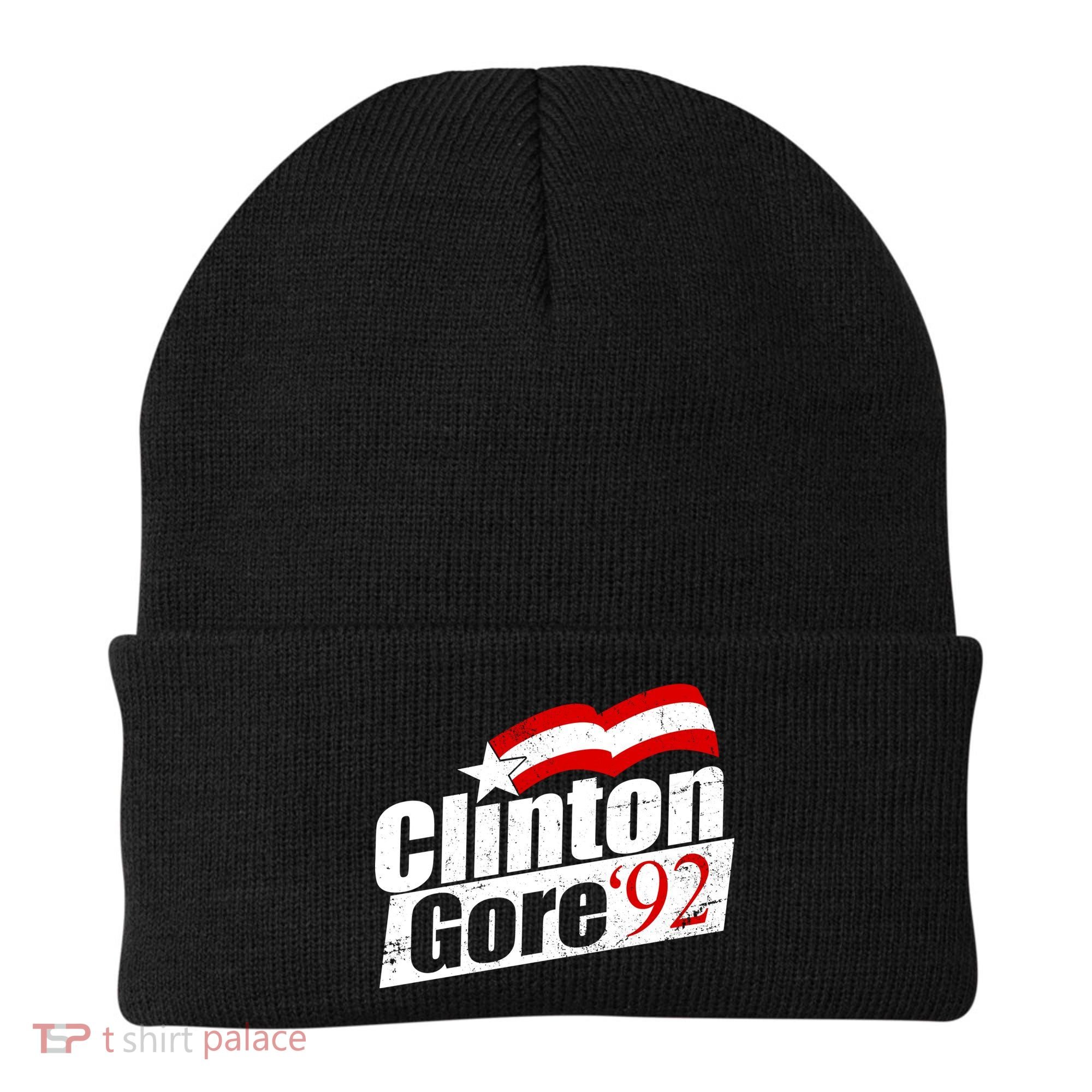 Retro Clinton Gore 1992 Election Beanie