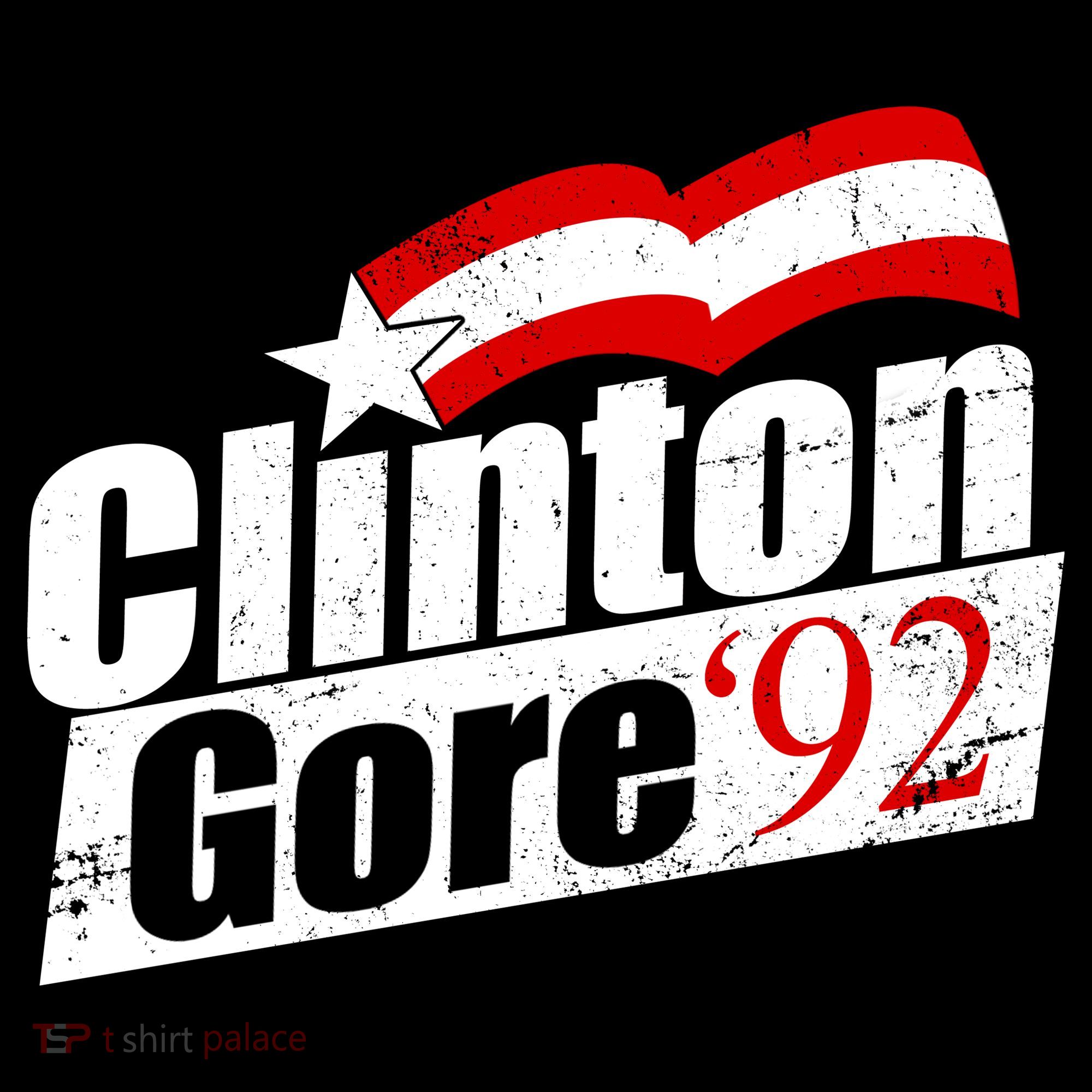 Retro Clinton Gore 1992 Election Women's Hoodie