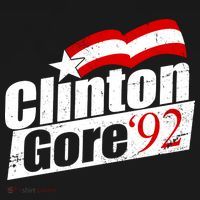 Retro Clinton Gore 1992 Election Ornament thumb 1