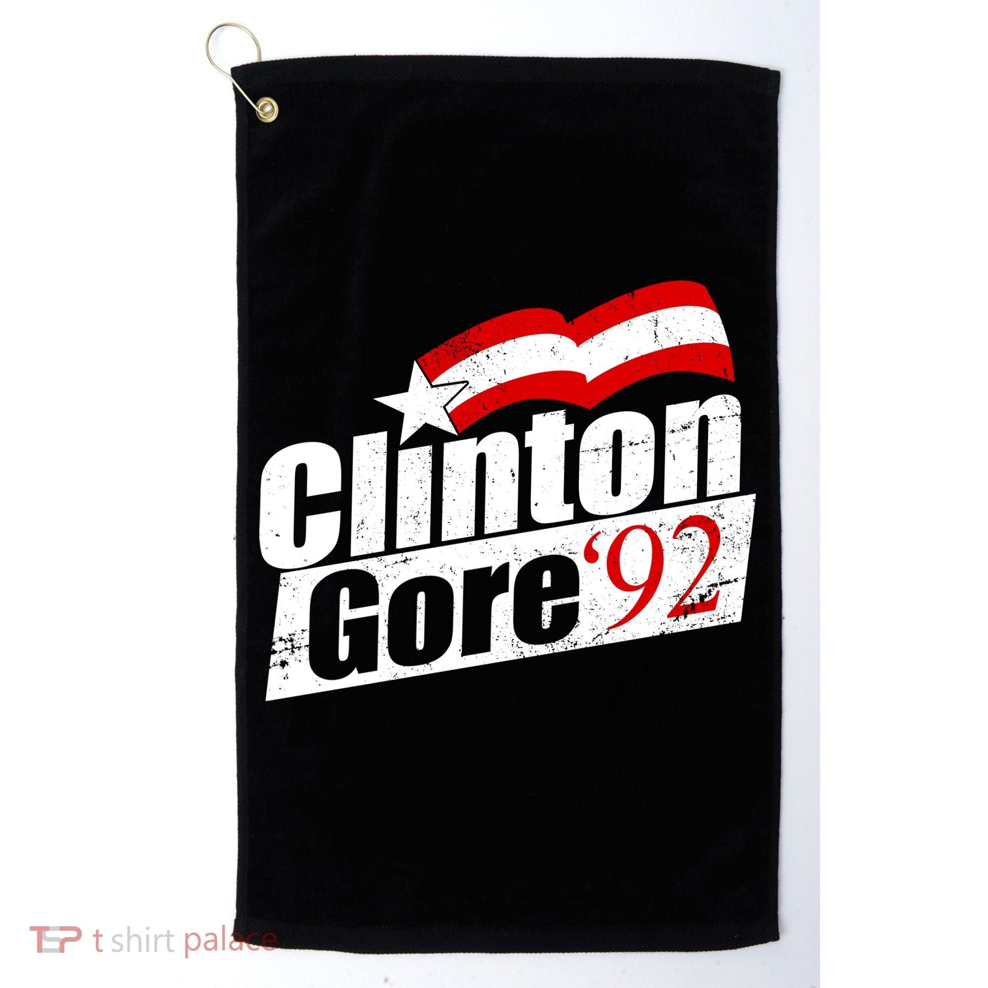 Retro Clinton Gore 1992 Election Golf Towel
