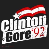 Retro Clinton Gore 1992 Election Golf Towel thumb 3