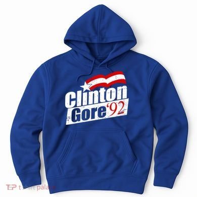 Retro Clinton Gore 1992 Election Hoodie