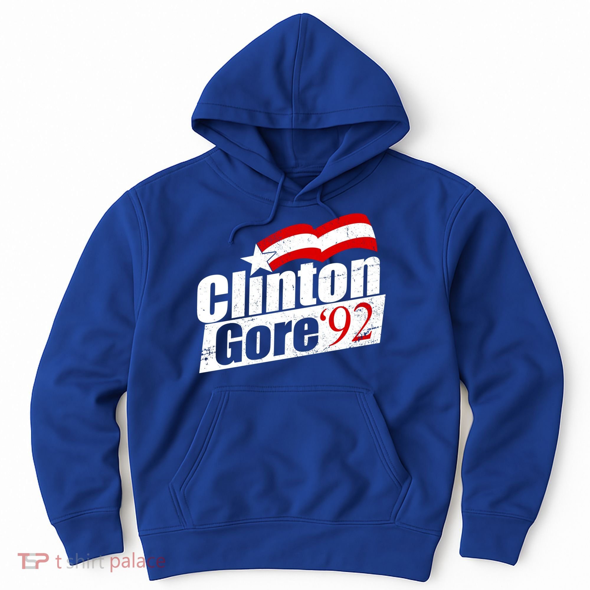 Retro Clinton Gore 1992 Election Hoodie