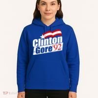 Retro Clinton Gore 1992 Election Hoodie thumb 5