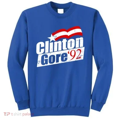 Retro Clinton Gore 1992 Election Sweatshirt