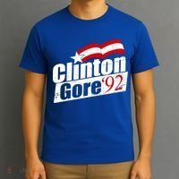 Retro Clinton Gore 1992 Election T-Shirt thumb 3