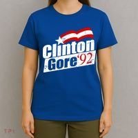 Retro Clinton Gore 1992 Election T-Shirt thumb 4