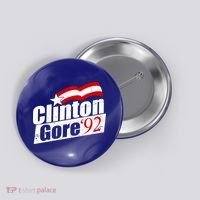 Retro Clinton Gore 1992 Election Button thumb 0