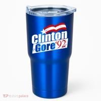Retro Clinton Gore 1992 Election Tumbler thumb 0