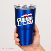 Retro Clinton Gore 1992 Election Tumbler thumb 2