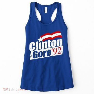 Retro Clinton Gore 1992 Election Women's Tank Top