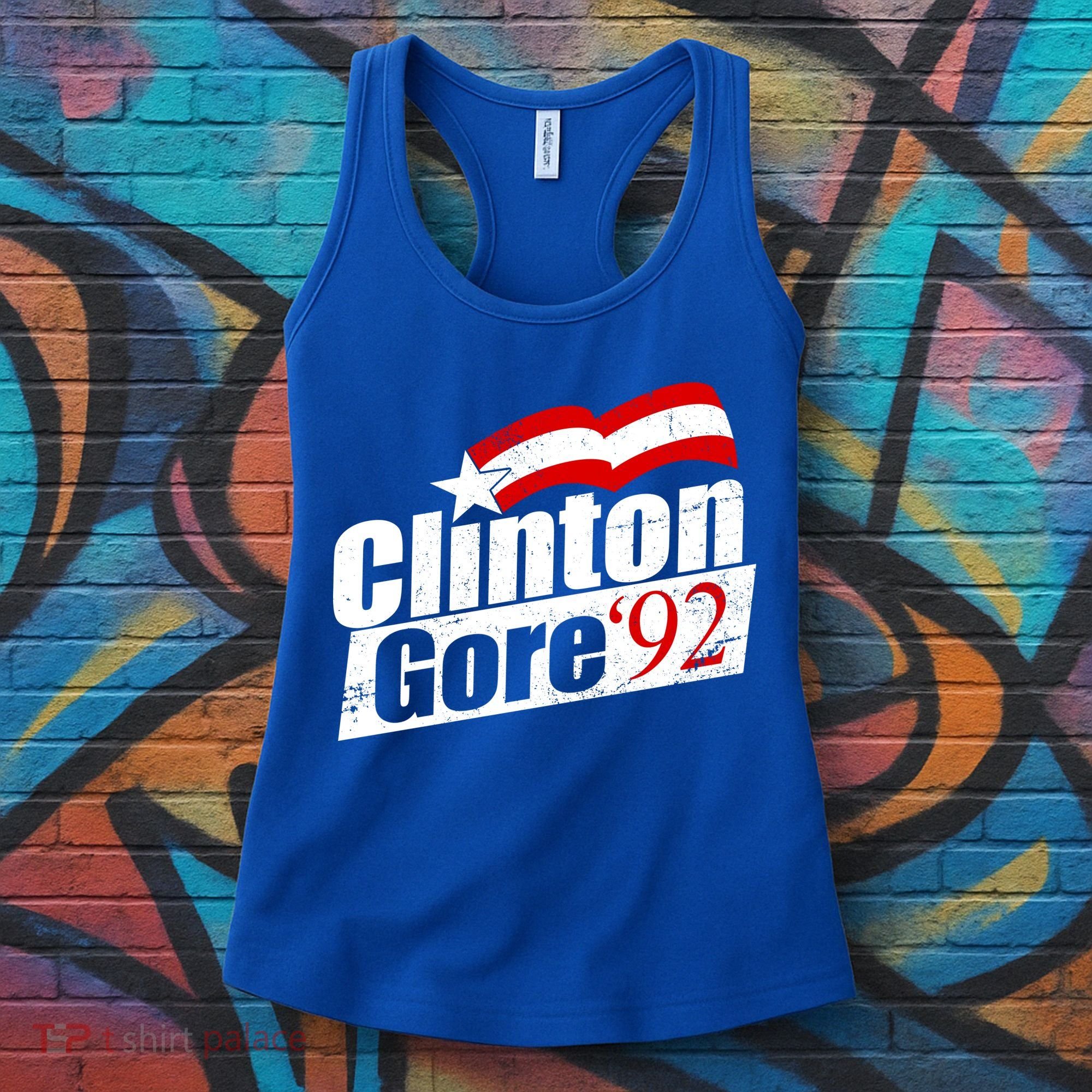 Retro Clinton Gore 1992 Election Women's Tank Top