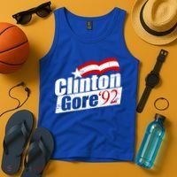 Retro Clinton Gore 1992 Election Tank Top thumb 4
