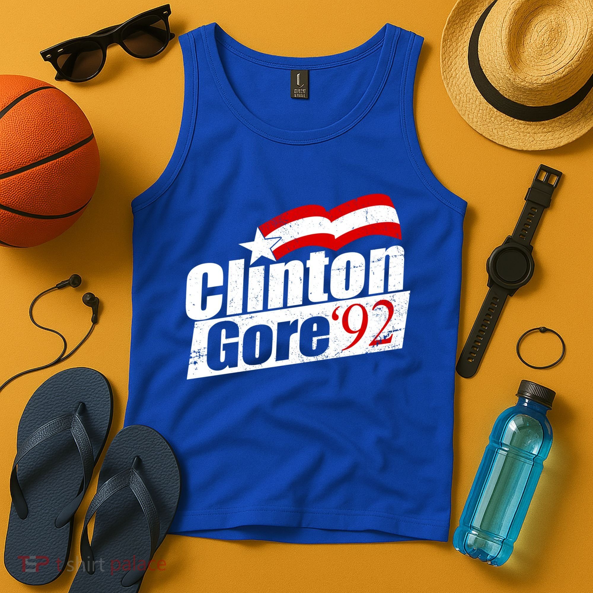 Retro Clinton Gore 1992 Election Tank Top