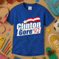 Retro Clinton Gore 1992 Election Kids T-Shirt thumb 3