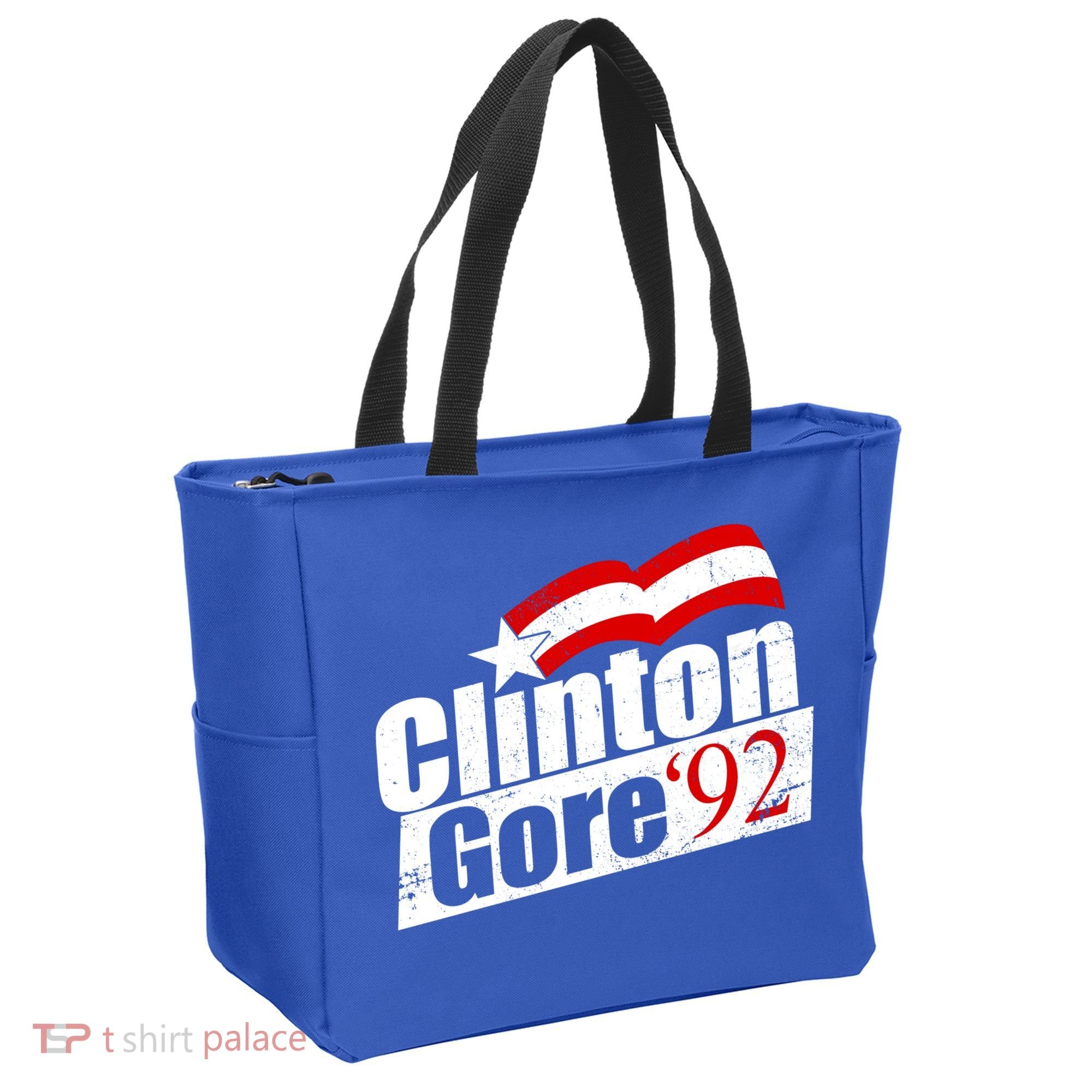 Retro Clinton Gore 1992 Election Tote Bag