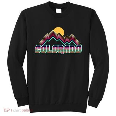 Retro Colorado Mountain Logo Sweatshirt
