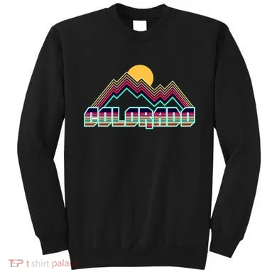 Retro Colorado Mountain Logo Sweatshirt