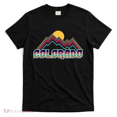 Retro Colorado Mountain Logo T-Shirt