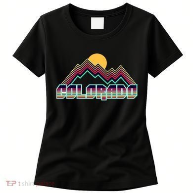 Retro Colorado Mountain Logo Women's T-Shirt